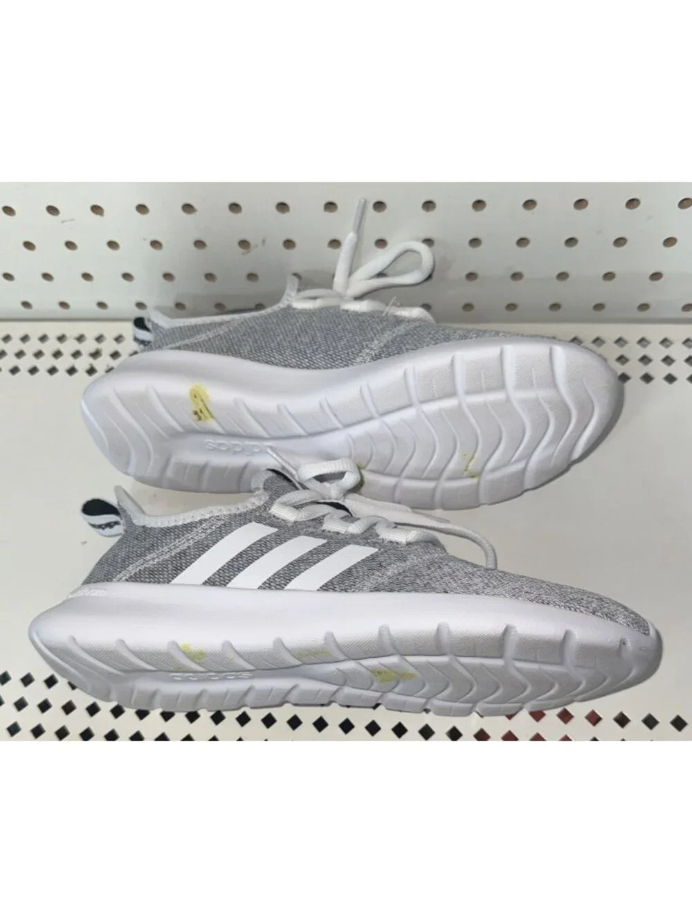 Adidas Cloudfoam Pure 2.0 Womens Athletic Running Shoes Size 7 White Black